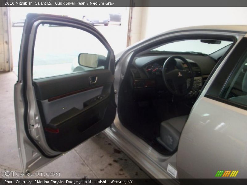Quick Silver Pearl / Medium Gray 2010 Mitsubishi Galant ES