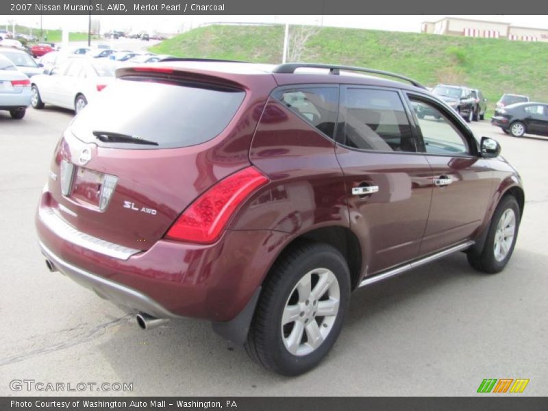 Merlot Pearl / Charcoal 2007 Nissan Murano SL AWD