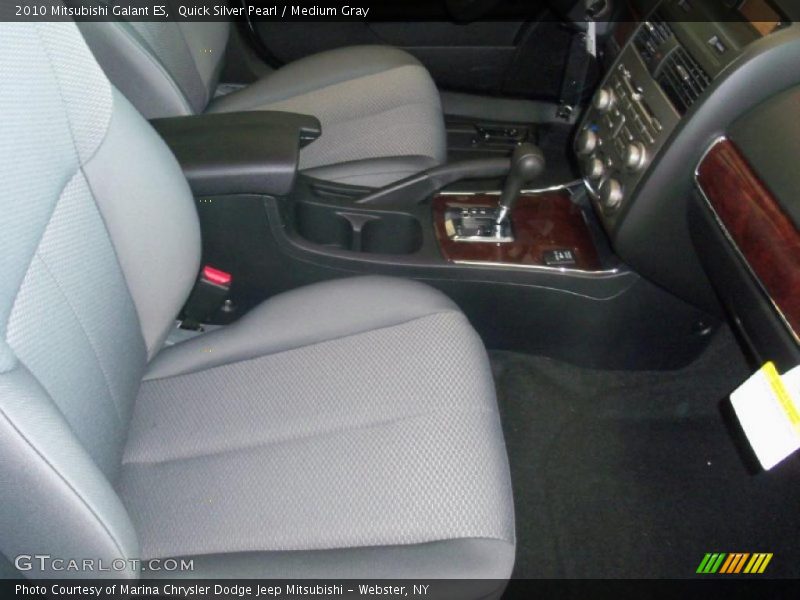 Quick Silver Pearl / Medium Gray 2010 Mitsubishi Galant ES