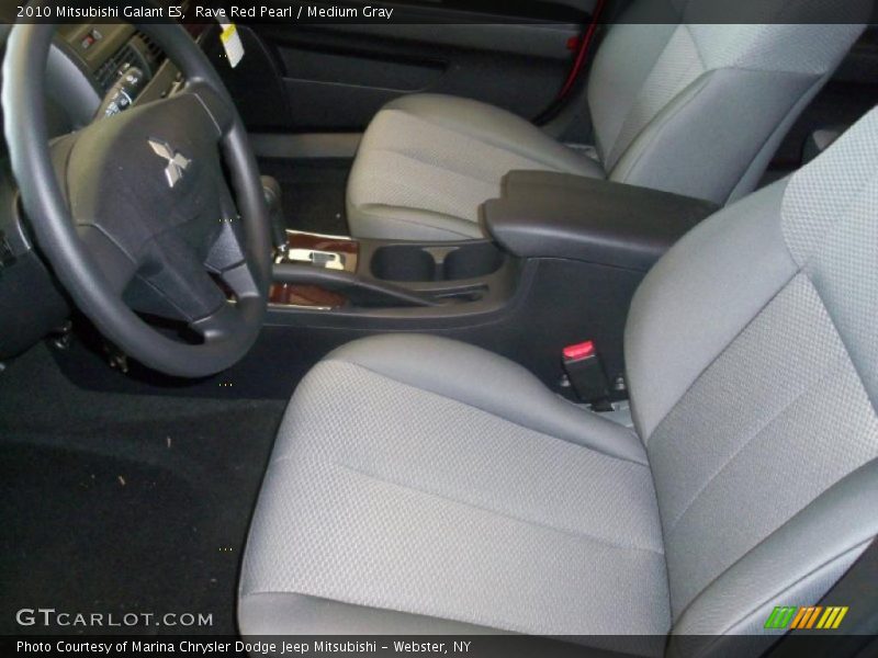 Rave Red Pearl / Medium Gray 2010 Mitsubishi Galant ES