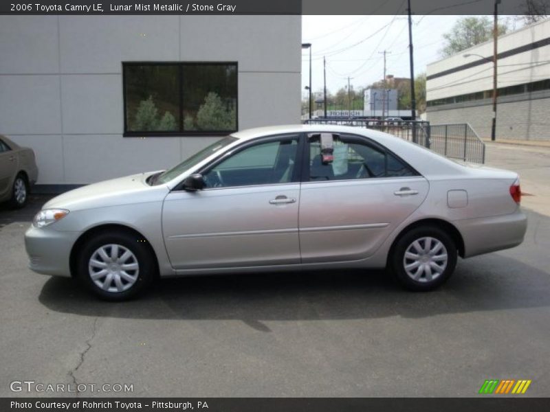 Lunar Mist Metallic / Stone Gray 2006 Toyota Camry LE