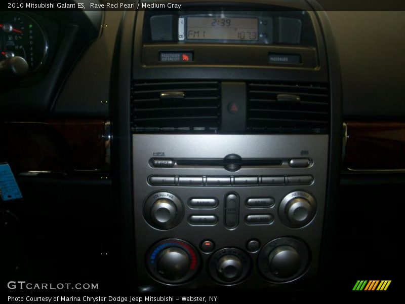 Rave Red Pearl / Medium Gray 2010 Mitsubishi Galant ES