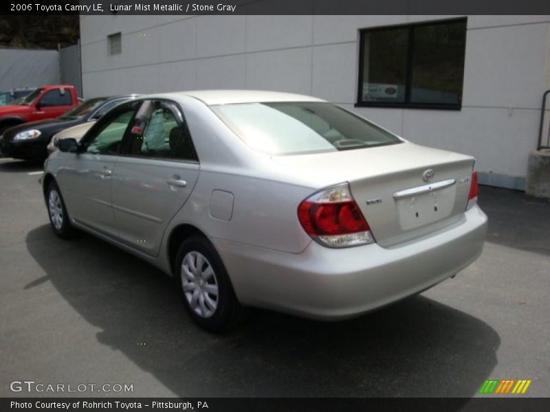Lunar Mist Metallic / Stone Gray 2006 Toyota Camry LE