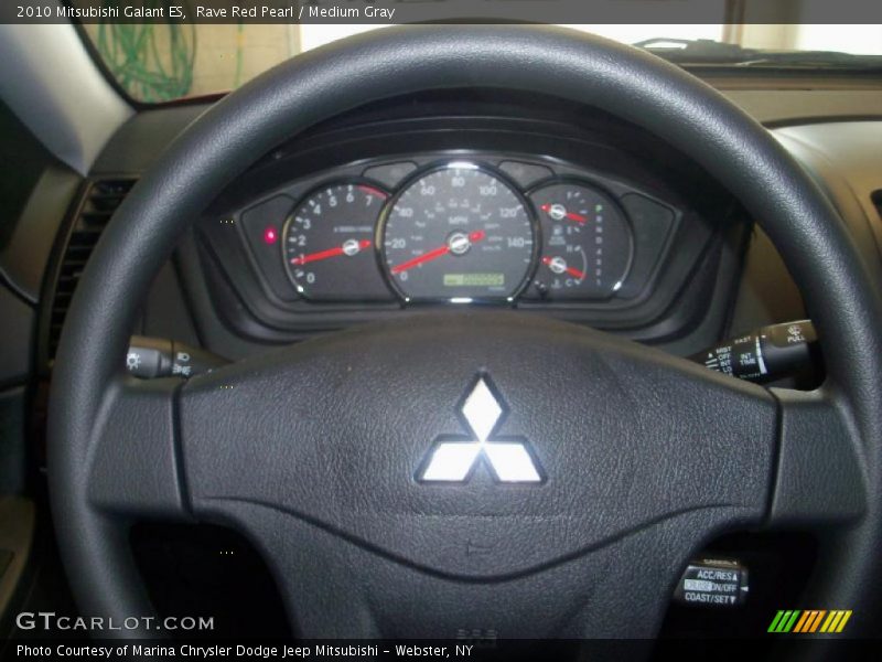 Rave Red Pearl / Medium Gray 2010 Mitsubishi Galant ES