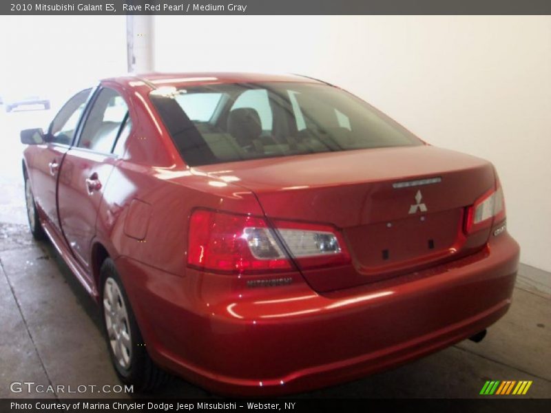 Rave Red Pearl / Medium Gray 2010 Mitsubishi Galant ES