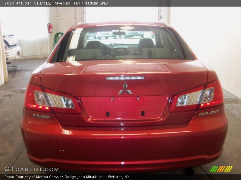 Rave Red Pearl / Medium Gray 2010 Mitsubishi Galant ES