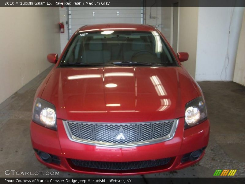 Rave Red Pearl / Medium Gray 2010 Mitsubishi Galant ES