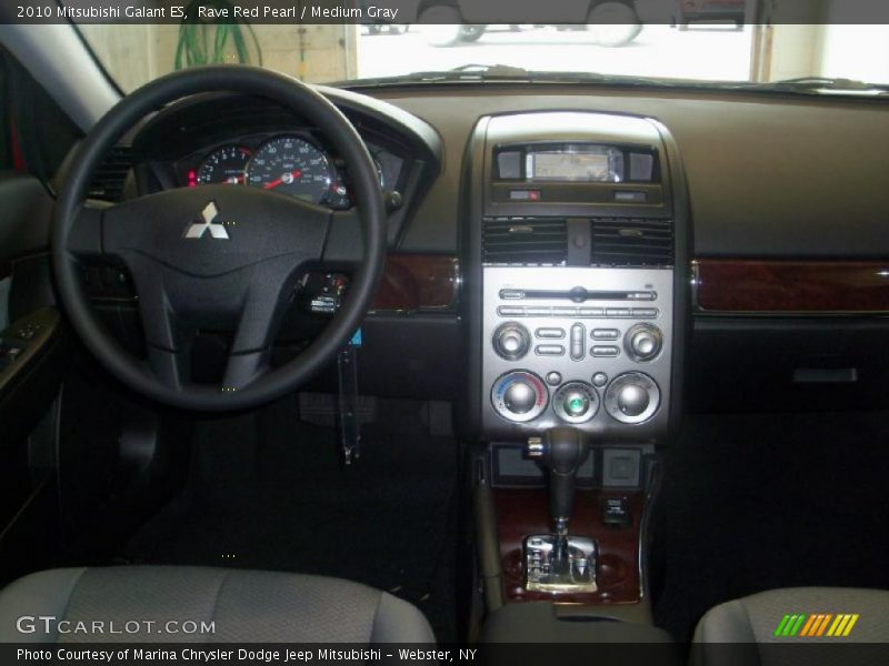 Rave Red Pearl / Medium Gray 2010 Mitsubishi Galant ES