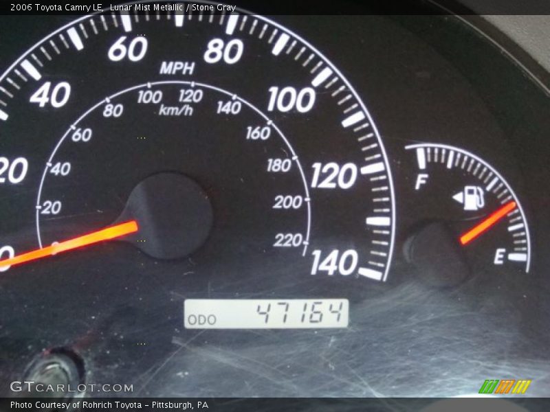 Lunar Mist Metallic / Stone Gray 2006 Toyota Camry LE