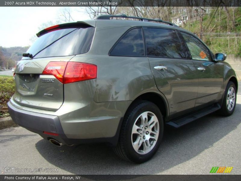 Aberdeen Green Metallic / Taupe 2007 Acura MDX Technology
