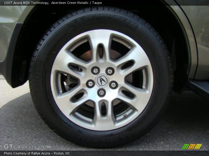 Aberdeen Green Metallic / Taupe 2007 Acura MDX Technology