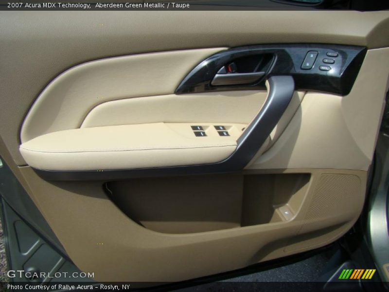 Aberdeen Green Metallic / Taupe 2007 Acura MDX Technology