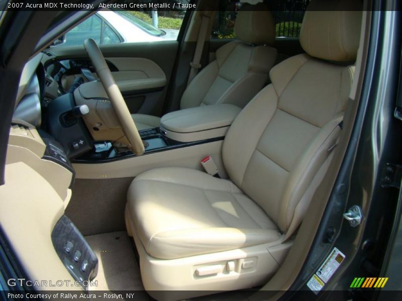 Aberdeen Green Metallic / Taupe 2007 Acura MDX Technology