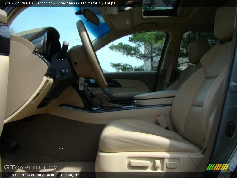 Aberdeen Green Metallic / Taupe 2007 Acura MDX Technology