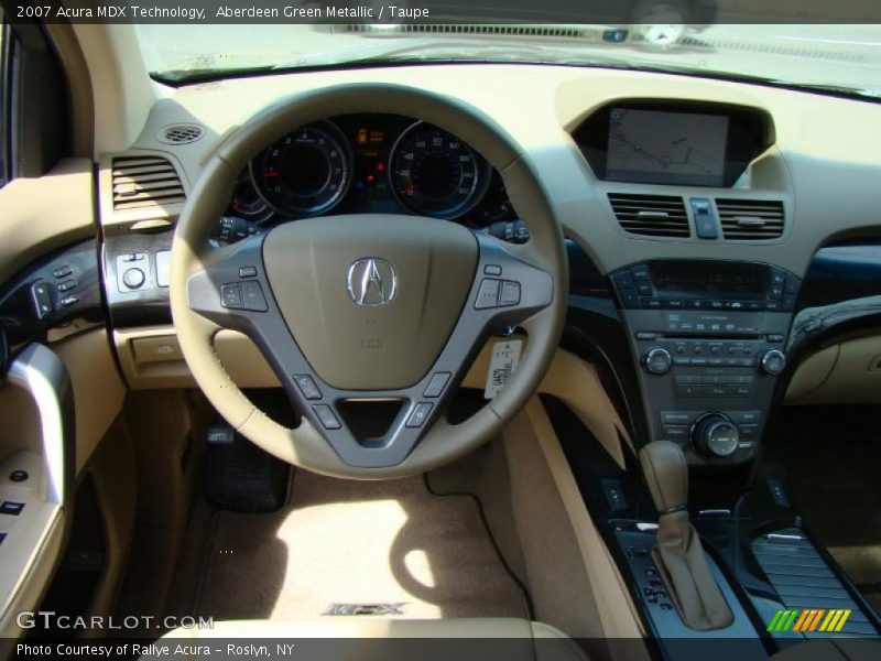 Aberdeen Green Metallic / Taupe 2007 Acura MDX Technology
