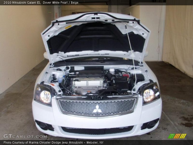 Dover White Pearl / Beige 2010 Mitsubishi Galant ES