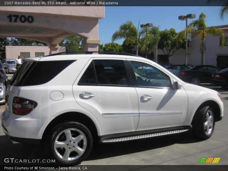 Alabaster White / Macadamia 2007 Mercedes-Benz ML 350 4Matic