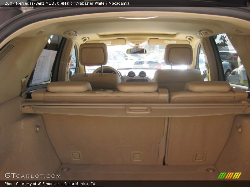 Alabaster White / Macadamia 2007 Mercedes-Benz ML 350 4Matic