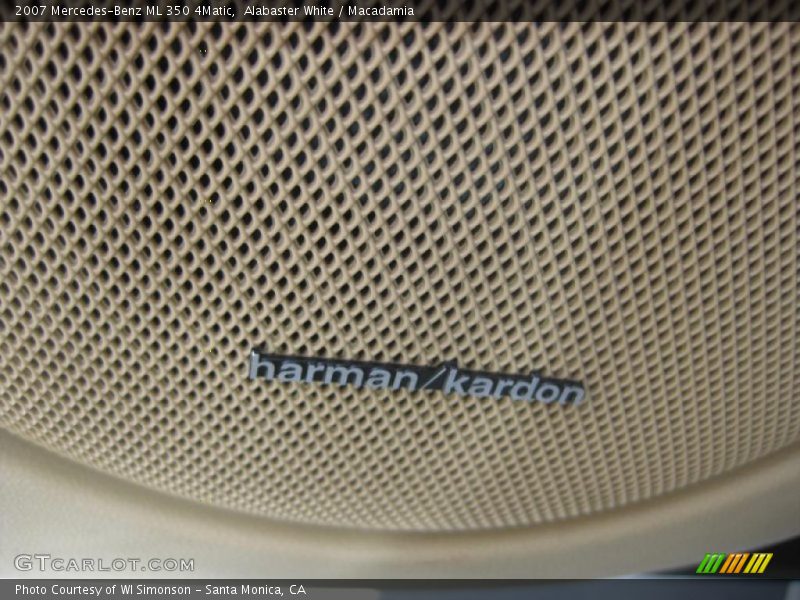 Alabaster White / Macadamia 2007 Mercedes-Benz ML 350 4Matic