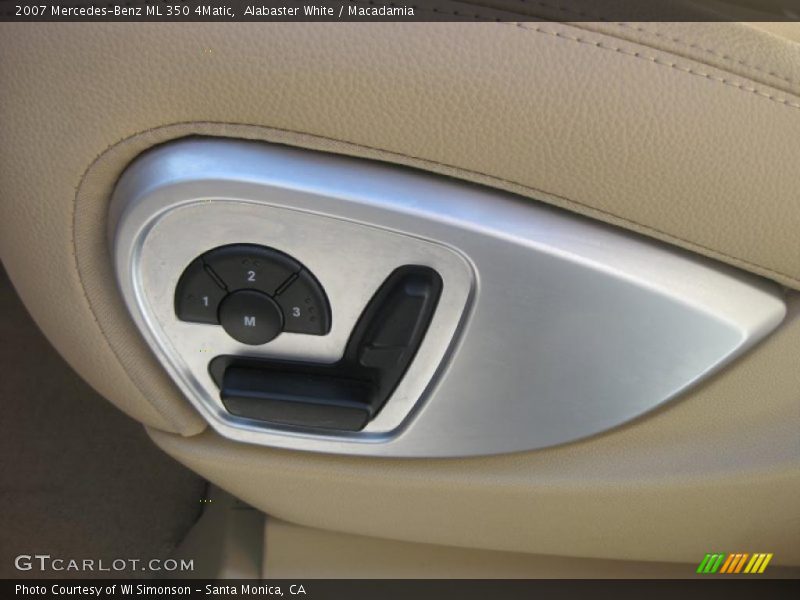 Alabaster White / Macadamia 2007 Mercedes-Benz ML 350 4Matic