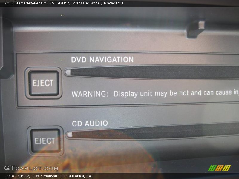Alabaster White / Macadamia 2007 Mercedes-Benz ML 350 4Matic