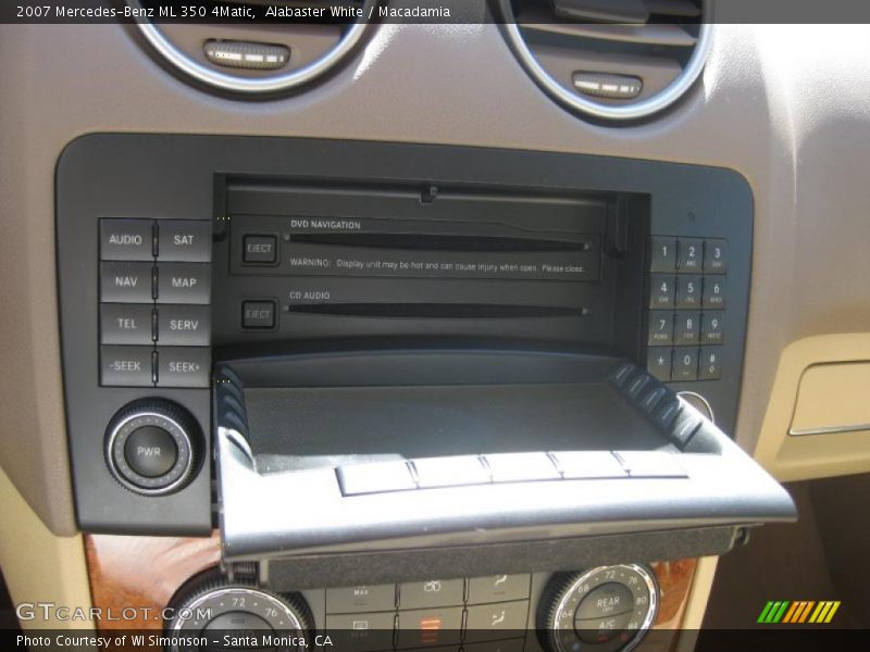Alabaster White / Macadamia 2007 Mercedes-Benz ML 350 4Matic