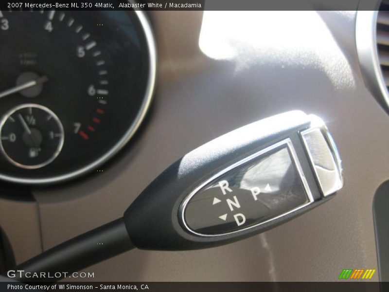 Alabaster White / Macadamia 2007 Mercedes-Benz ML 350 4Matic