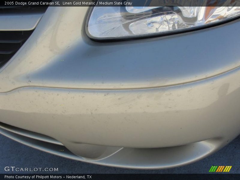 Linen Gold Metallic / Medium Slate Gray 2005 Dodge Grand Caravan SE