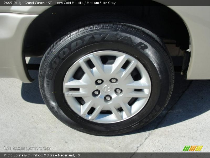 Linen Gold Metallic / Medium Slate Gray 2005 Dodge Grand Caravan SE