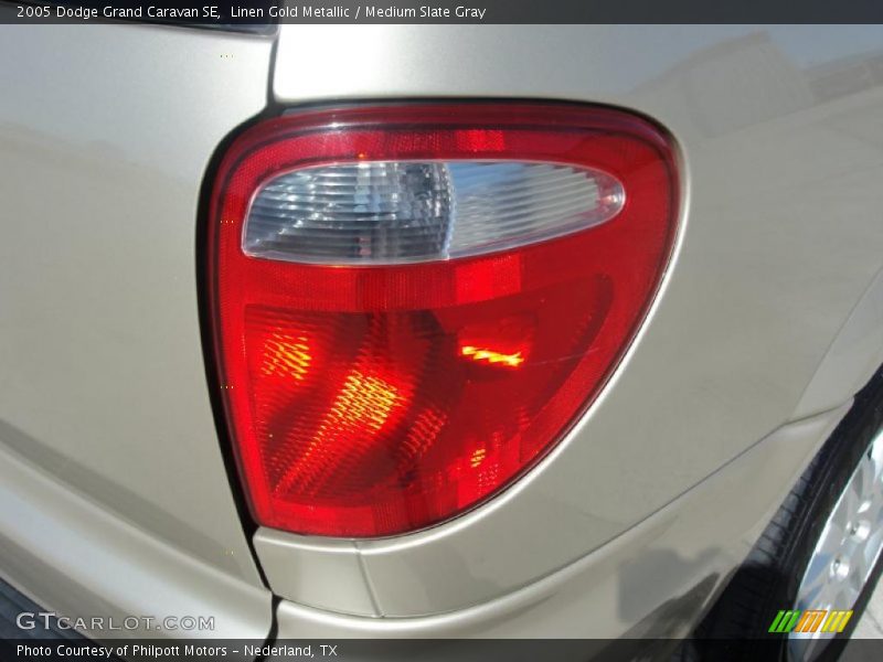 Linen Gold Metallic / Medium Slate Gray 2005 Dodge Grand Caravan SE
