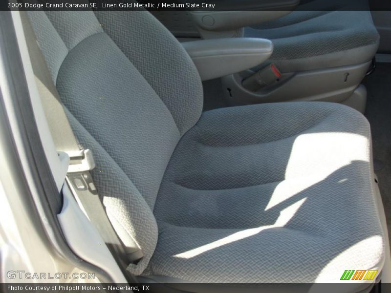 Linen Gold Metallic / Medium Slate Gray 2005 Dodge Grand Caravan SE
