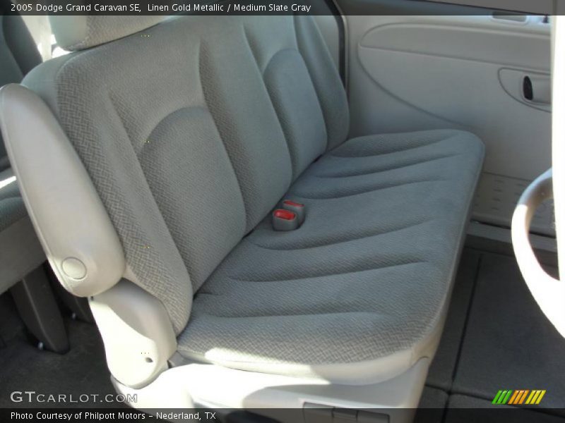 Linen Gold Metallic / Medium Slate Gray 2005 Dodge Grand Caravan SE