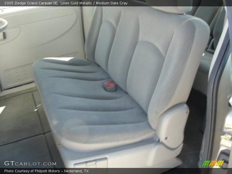 Linen Gold Metallic / Medium Slate Gray 2005 Dodge Grand Caravan SE