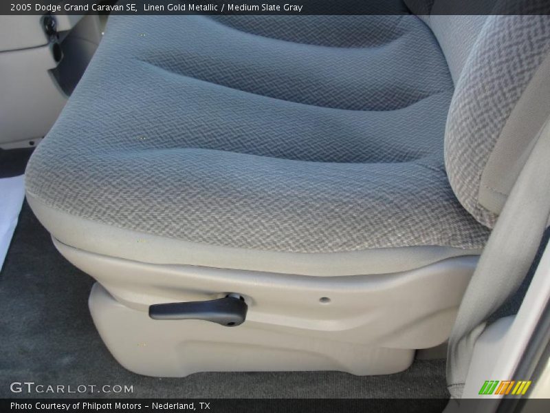 Linen Gold Metallic / Medium Slate Gray 2005 Dodge Grand Caravan SE