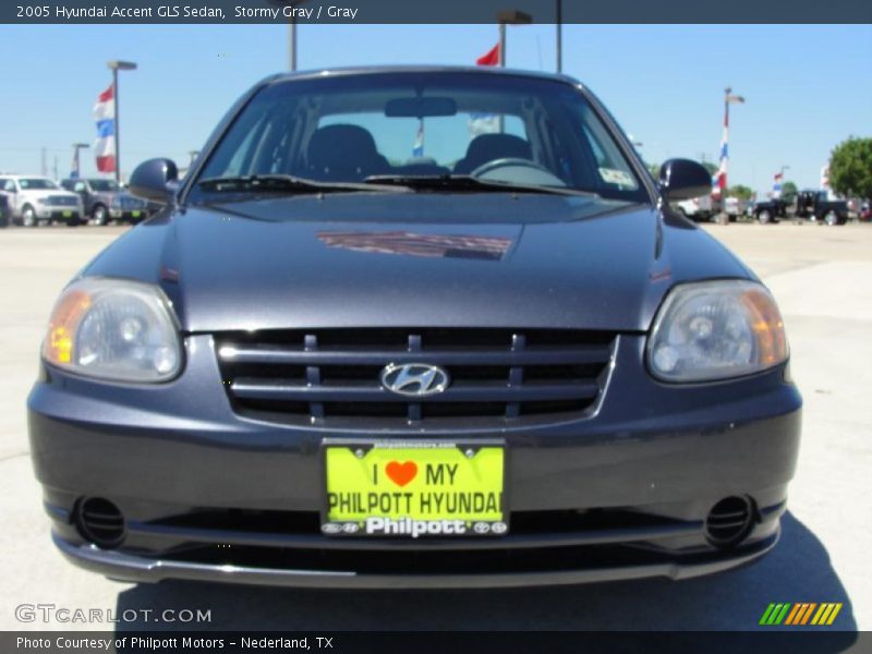 Stormy Gray / Gray 2005 Hyundai Accent GLS Sedan