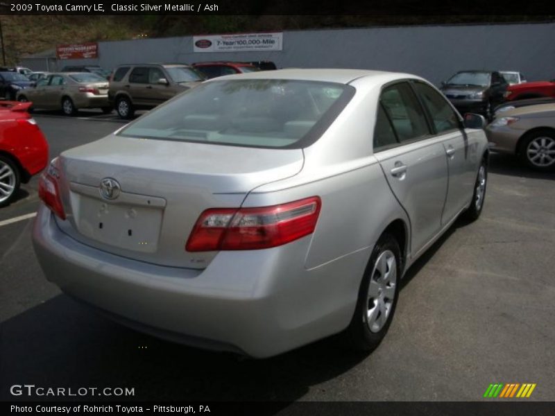 Classic Silver Metallic / Ash 2009 Toyota Camry LE