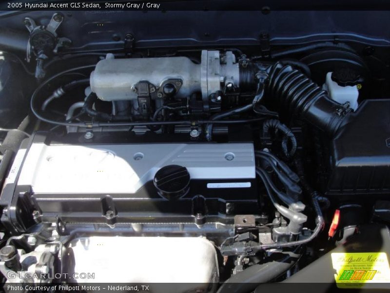 Stormy Gray / Gray 2005 Hyundai Accent GLS Sedan