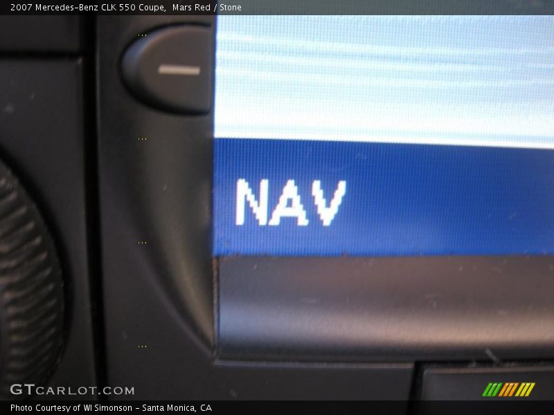Mars Red / Stone 2007 Mercedes-Benz CLK 550 Coupe