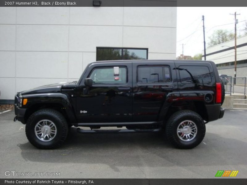 Black / Ebony Black 2007 Hummer H3