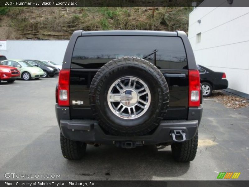 Black / Ebony Black 2007 Hummer H3