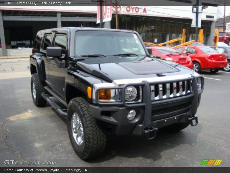 Black / Ebony Black 2007 Hummer H3