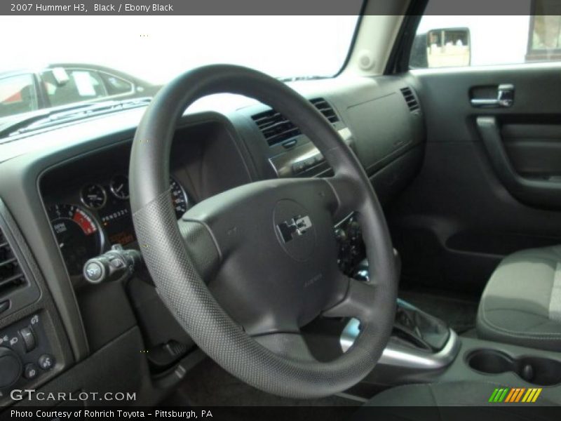 Black / Ebony Black 2007 Hummer H3
