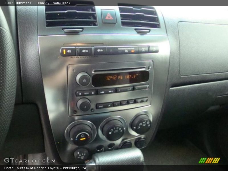 Black / Ebony Black 2007 Hummer H3