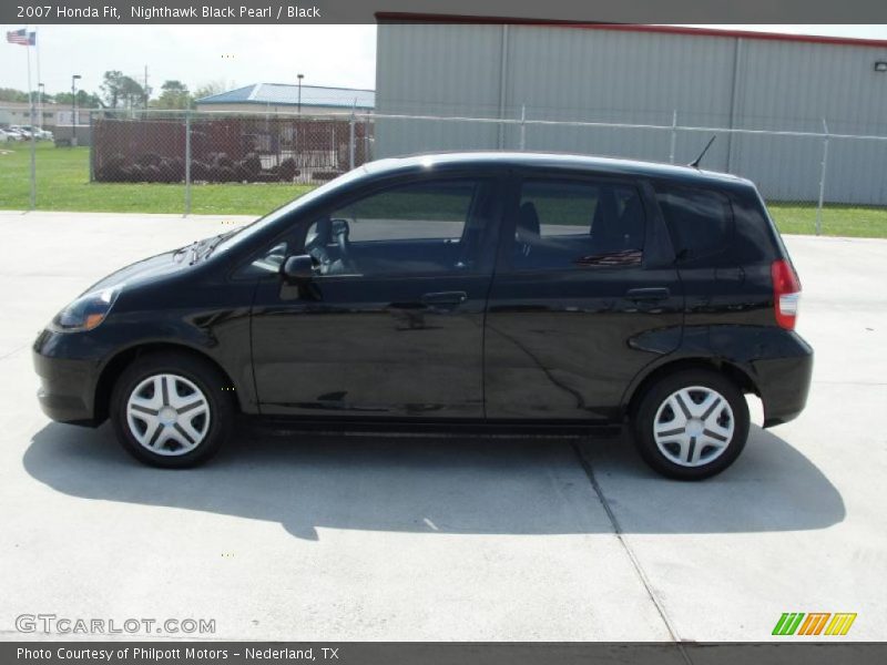 Nighthawk Black Pearl / Black 2007 Honda Fit