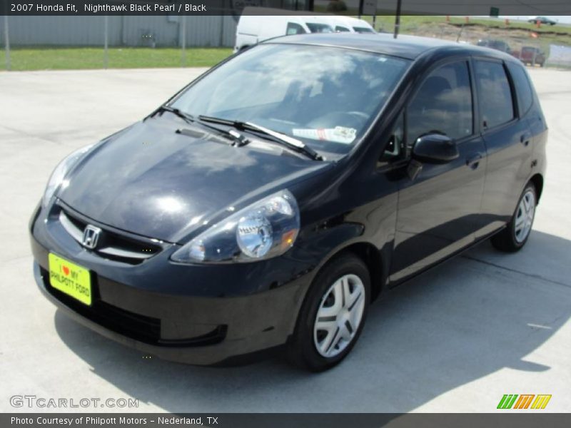 Nighthawk Black Pearl / Black 2007 Honda Fit