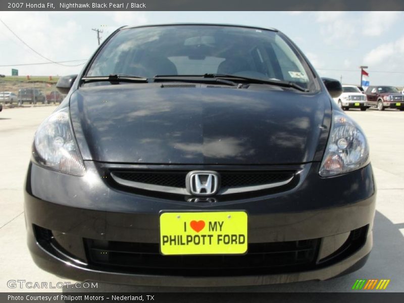 Nighthawk Black Pearl / Black 2007 Honda Fit