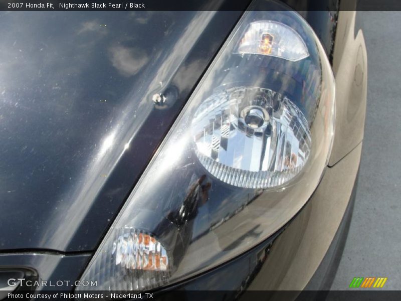 Nighthawk Black Pearl / Black 2007 Honda Fit