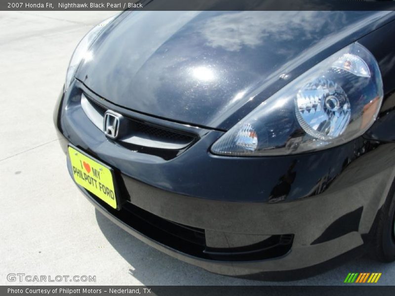 Nighthawk Black Pearl / Black 2007 Honda Fit
