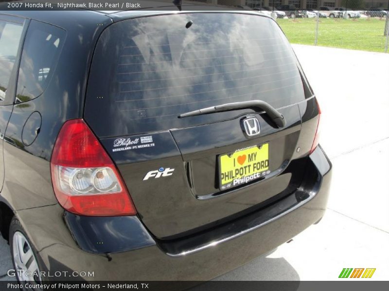 Nighthawk Black Pearl / Black 2007 Honda Fit