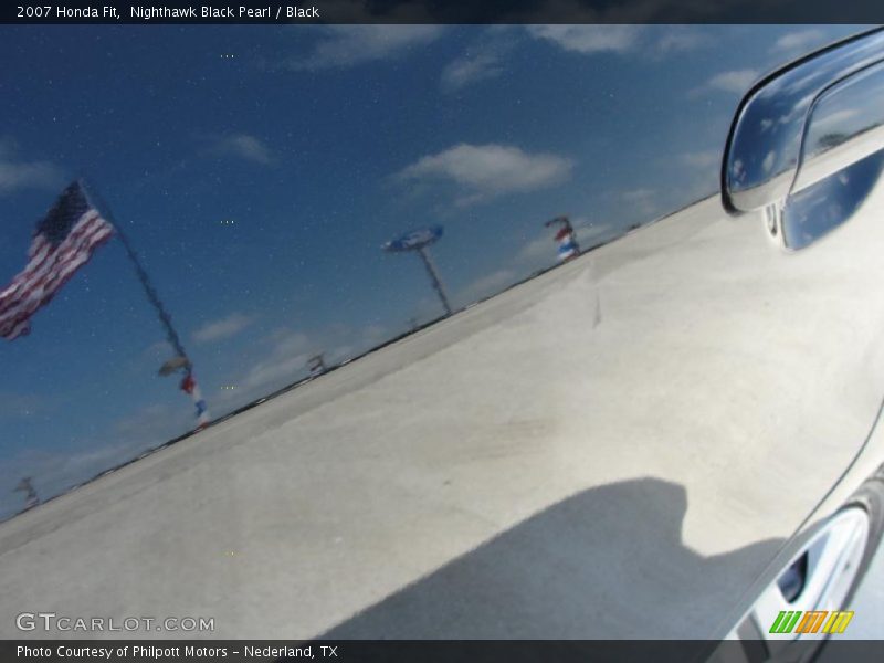 Nighthawk Black Pearl / Black 2007 Honda Fit